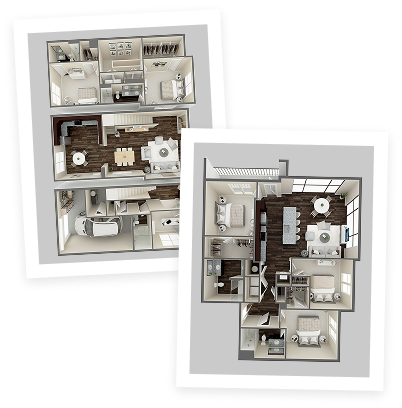 3 bedroom collage